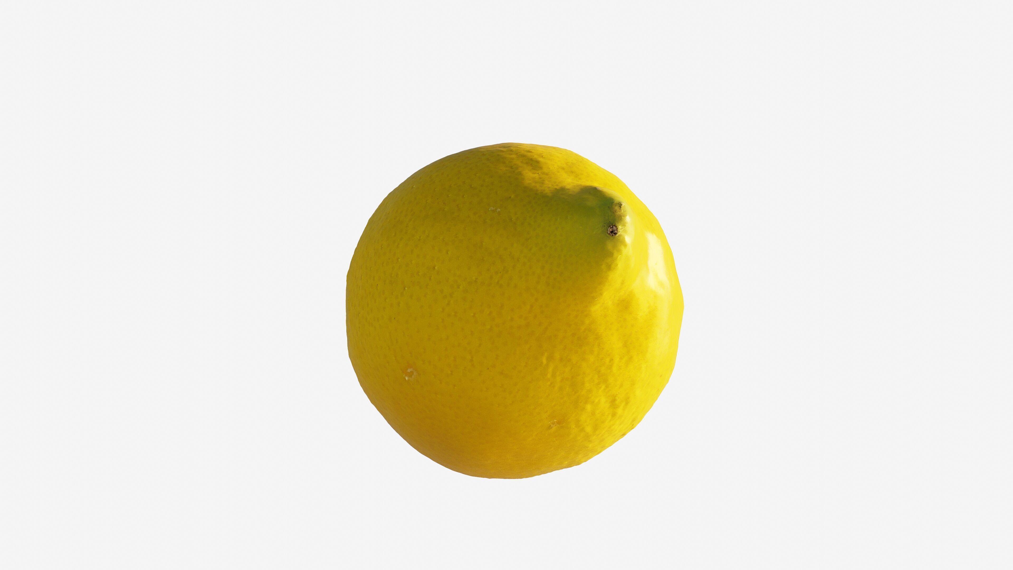 Photorealistic 3D scan of Lemon Low-poly 3D model_15