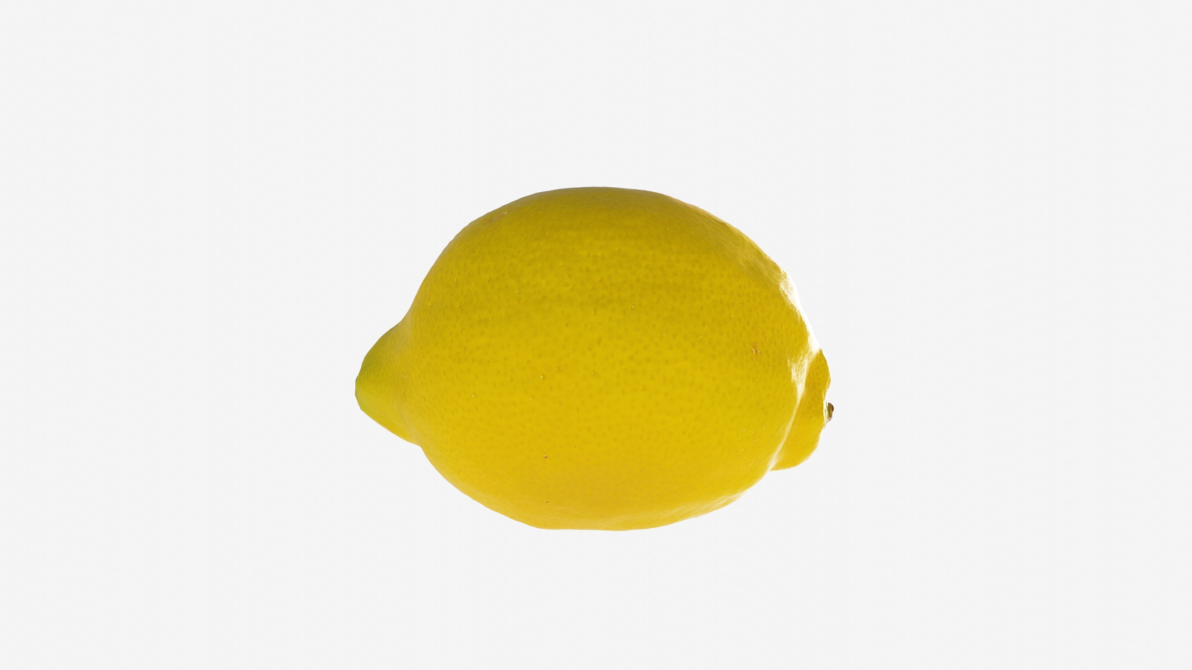 Photorealistic 3D scan of Lemon Low-poly 3D model_2