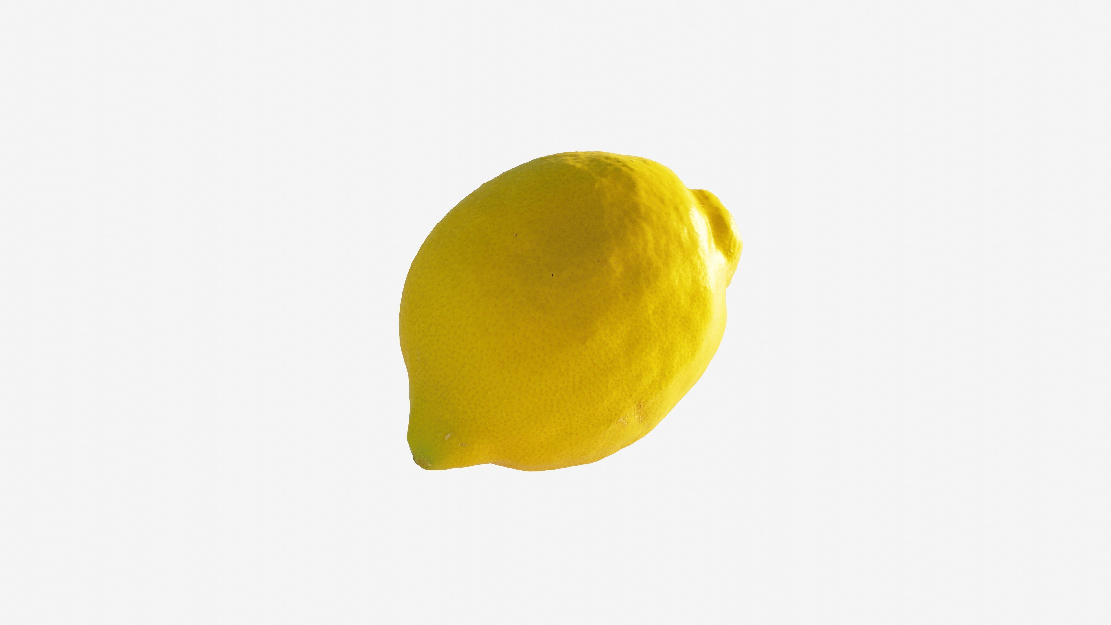 Photorealistic 3D scan of Lemon Low-poly 3D model_17