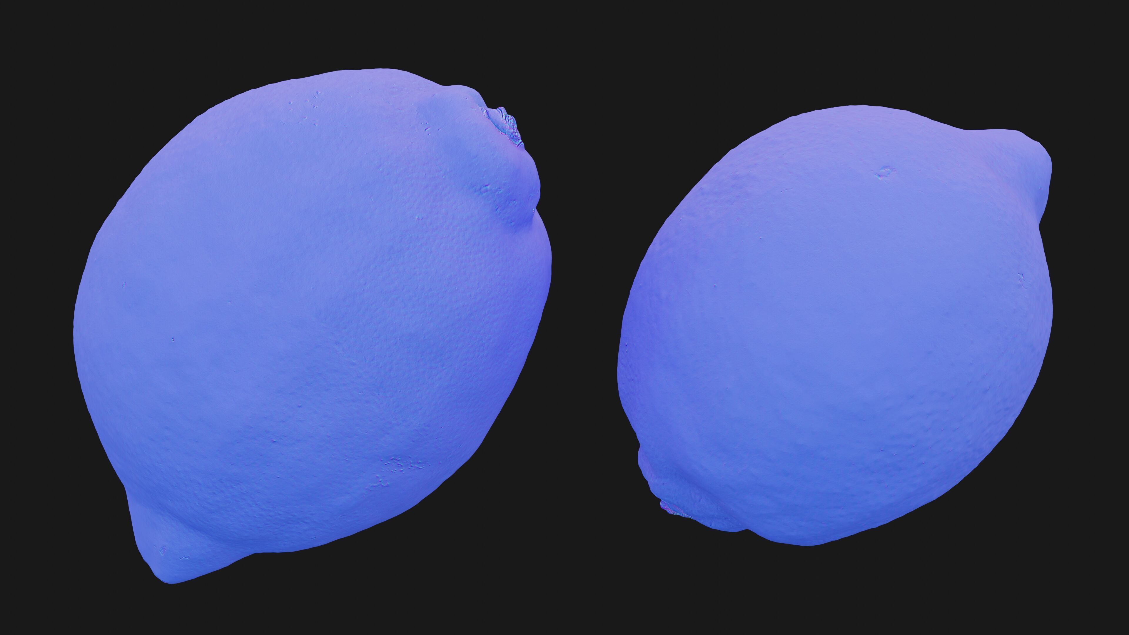 Photorealistic 3D scan of Lemon Low-poly 3D model_13