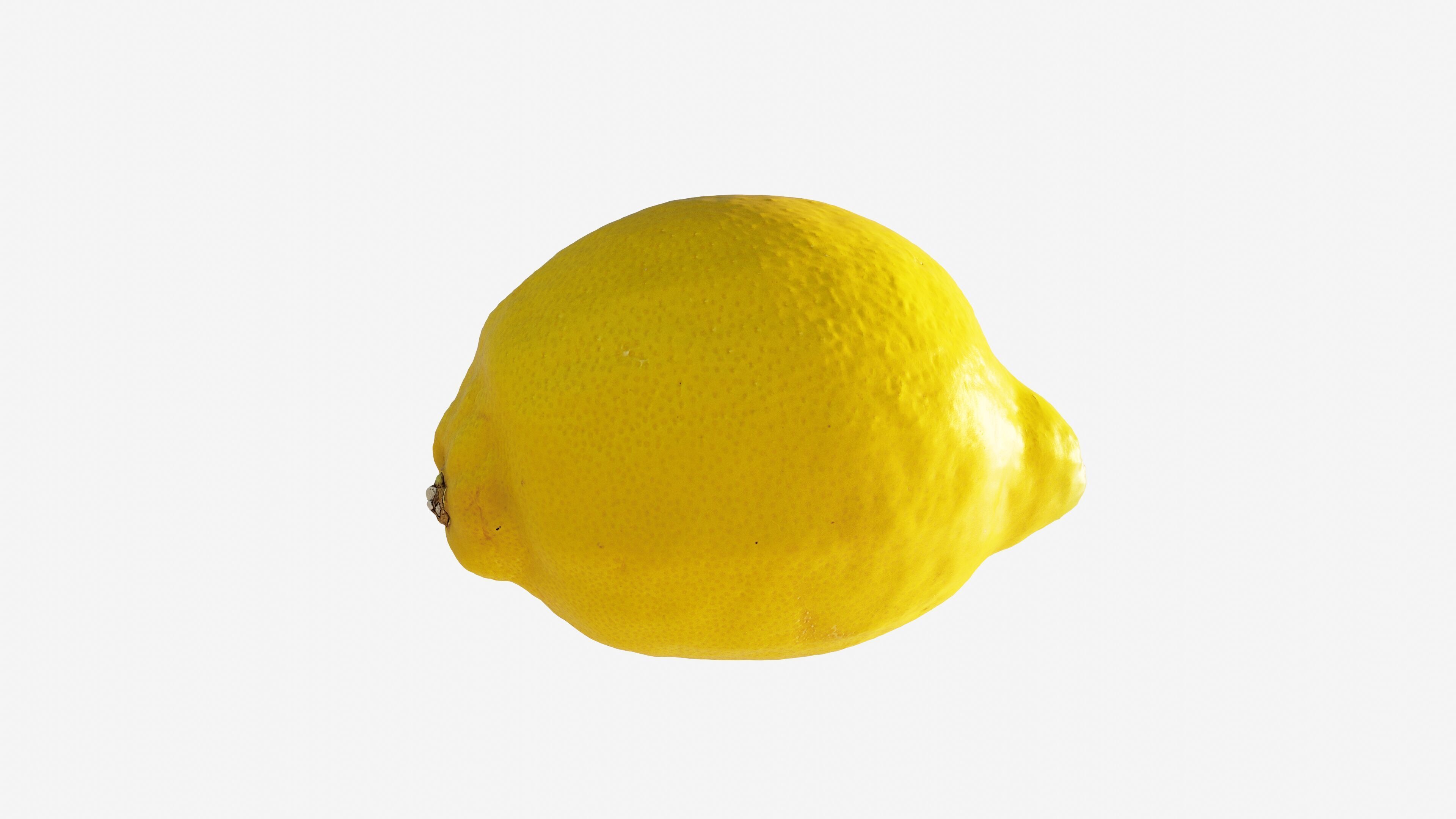 Photorealistic 3D scan of Lemon Low-poly 3D model_10