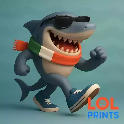 TRALALERO TRALALA - ITALIAN BRAINROT 3D VIRAL MEME 3D print model