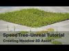 Realistic Grass 3D Pack for Game Environments with Free Tutorial Low-poly 3D model_2