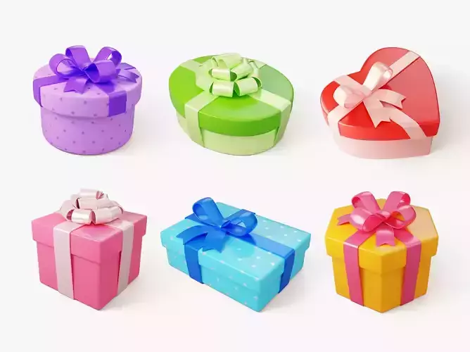Stylized Gift Box Pack