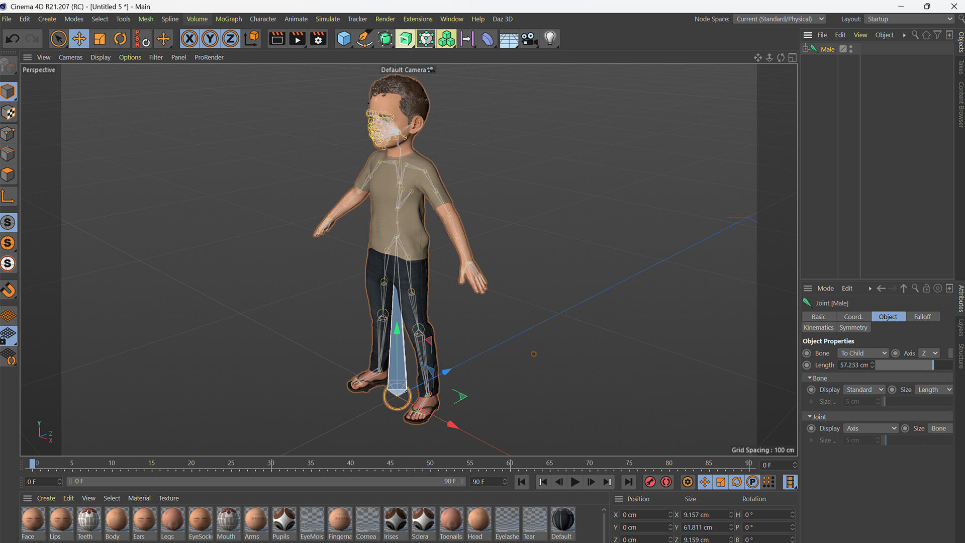 Realistic 3D Boy Character Rigged 3D model_38