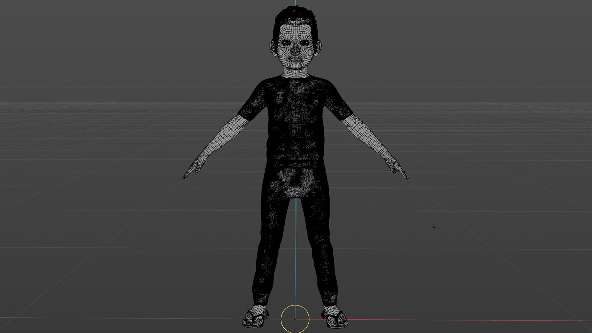 Realistic 3D Boy Character Rigged 3D model_37