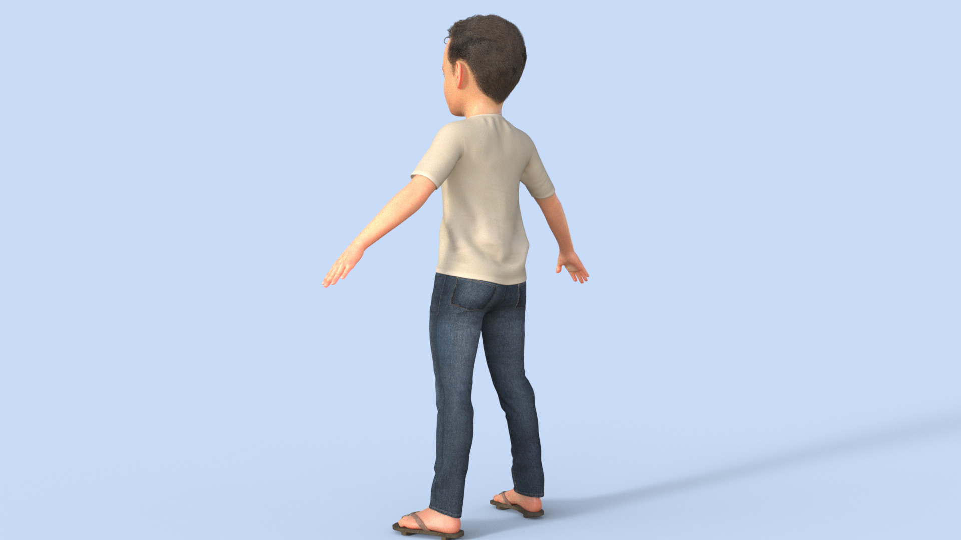 Realistic 3D Boy Character Rigged 3D model_27