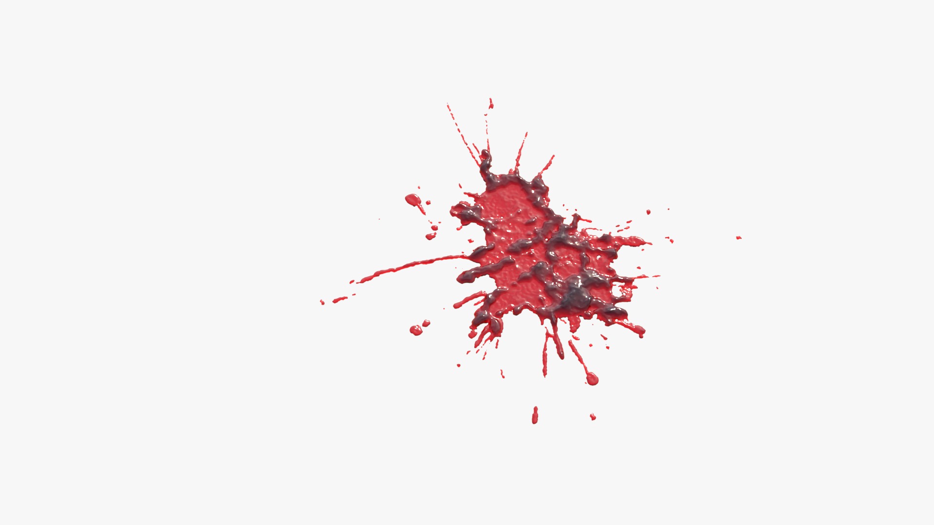 Swirly Blood Splatter vol1 7 3D model_2