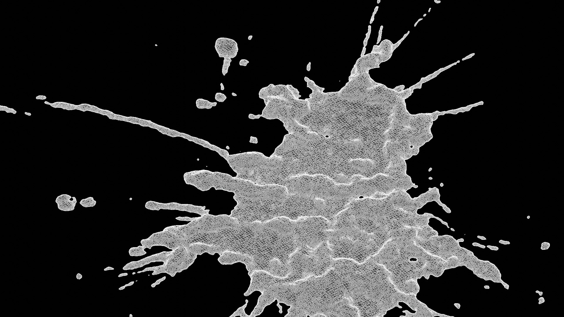 Swirly Blood Splatter vol1 7 3D model_8