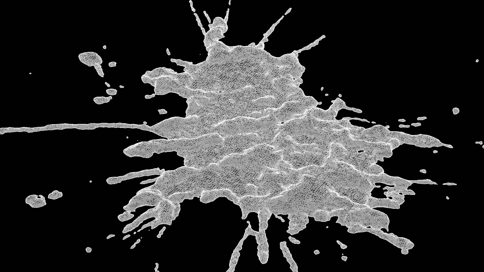 Swirly Blood Splatter vol1 7 3D model_7