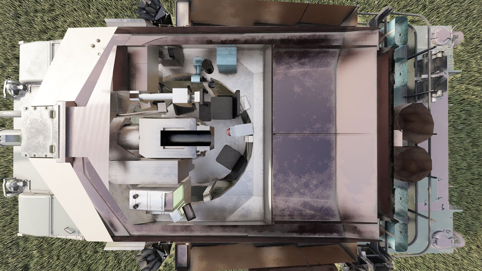 M1A1 ABRAMS MAIN BATTLE TANK 3D model_22