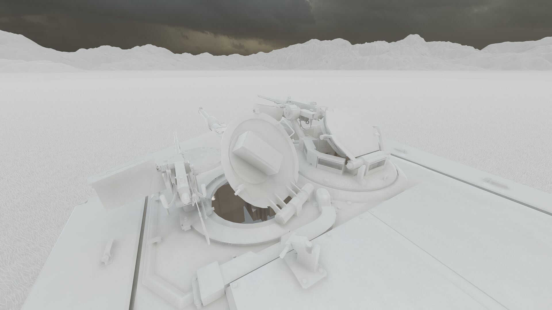 M1A1 ABRAMS MAIN BATTLE TANK 3D model_39