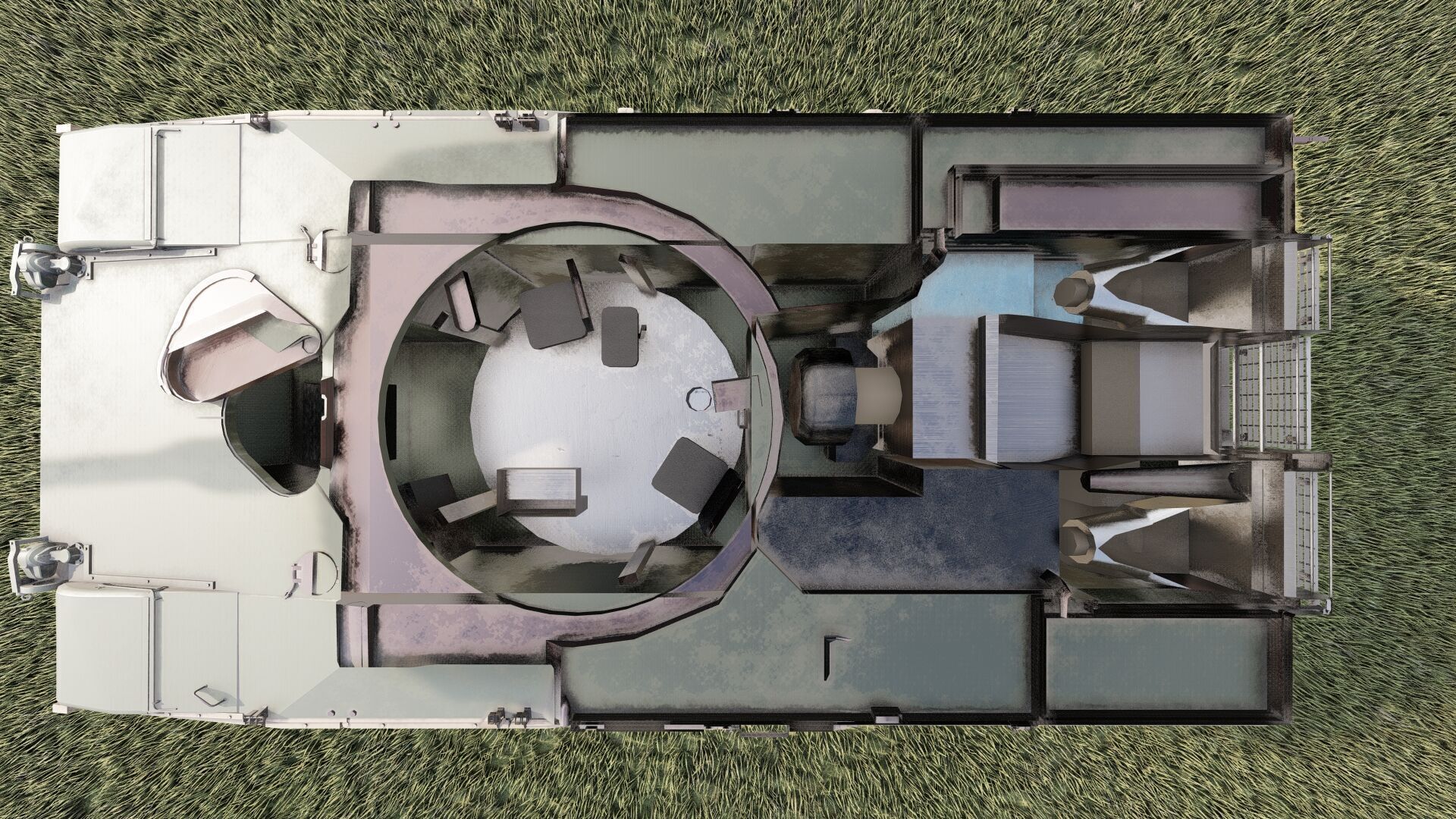 M1A1 ABRAMS MAIN BATTLE TANK 3D model_26