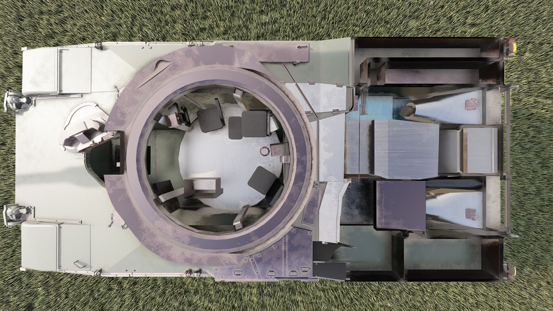 M1A1 ABRAMS MAIN BATTLE TANK 3D model_25