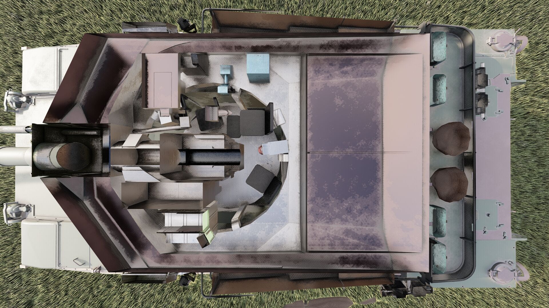 M1A1 ABRAMS MAIN BATTLE TANK 3D model_23