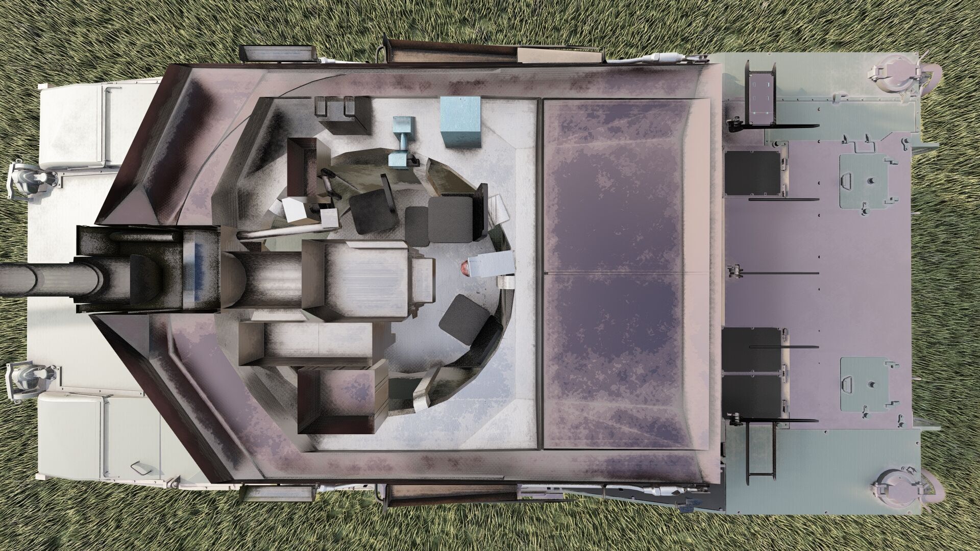 M1A1 ABRAMS MAIN BATTLE TANK 3D model_24