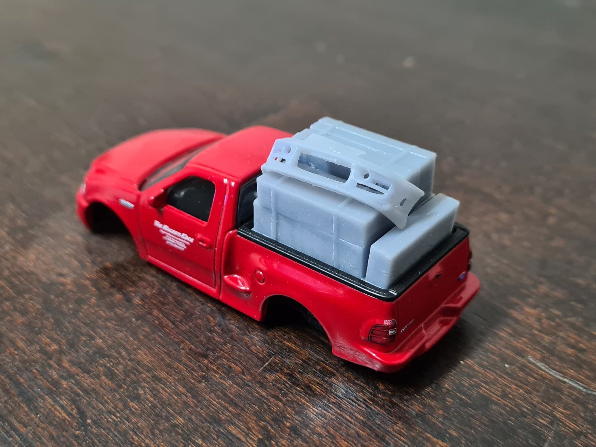 Fast Furious Hot Wheels Ford Lightning accessory boxes supra 3D print model_4