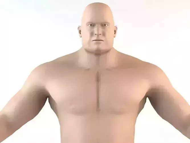 The Giant Human Character Low-poly 3D model