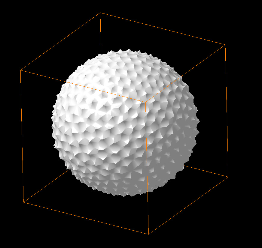 Voronoi inspired sphere 3D print model_2