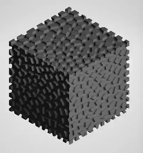 Voronoi inspired cube