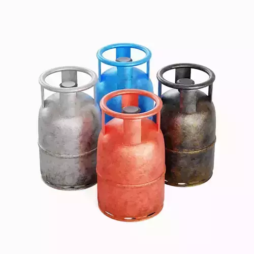 Propane Gas Balon Set  3D model