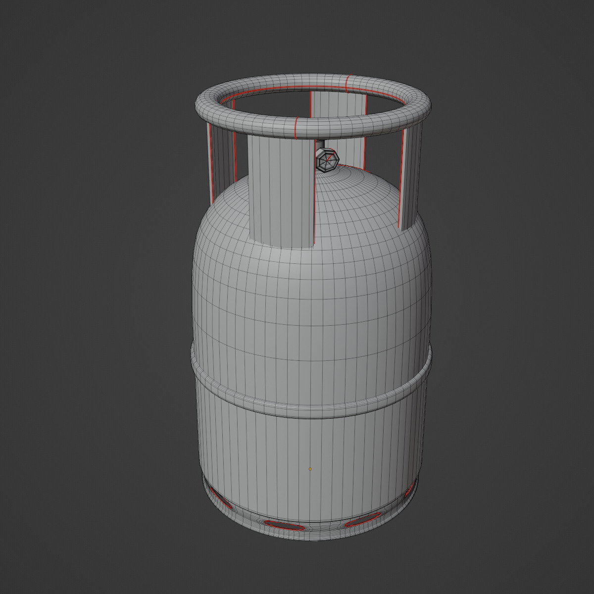 Propane Gas Balon Set 3D model_26