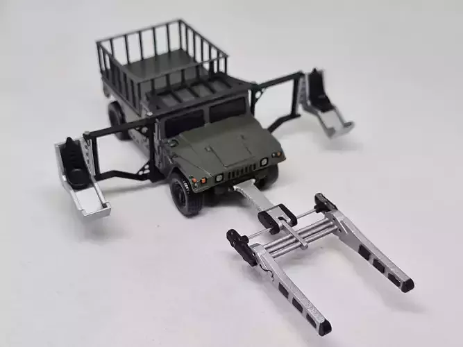 1 64 Jurassic Park Lost World Hummer Hummer Humvee Snagger 3D print model