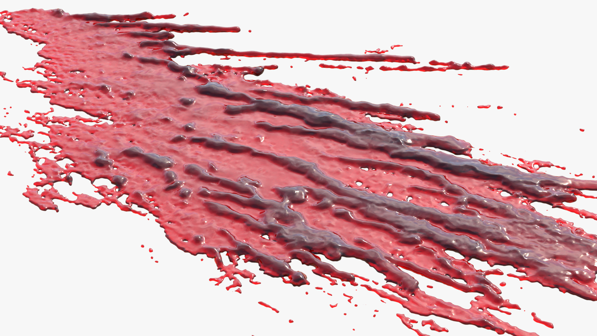 Swirly Blood Splatter vol1 5 3D model_3