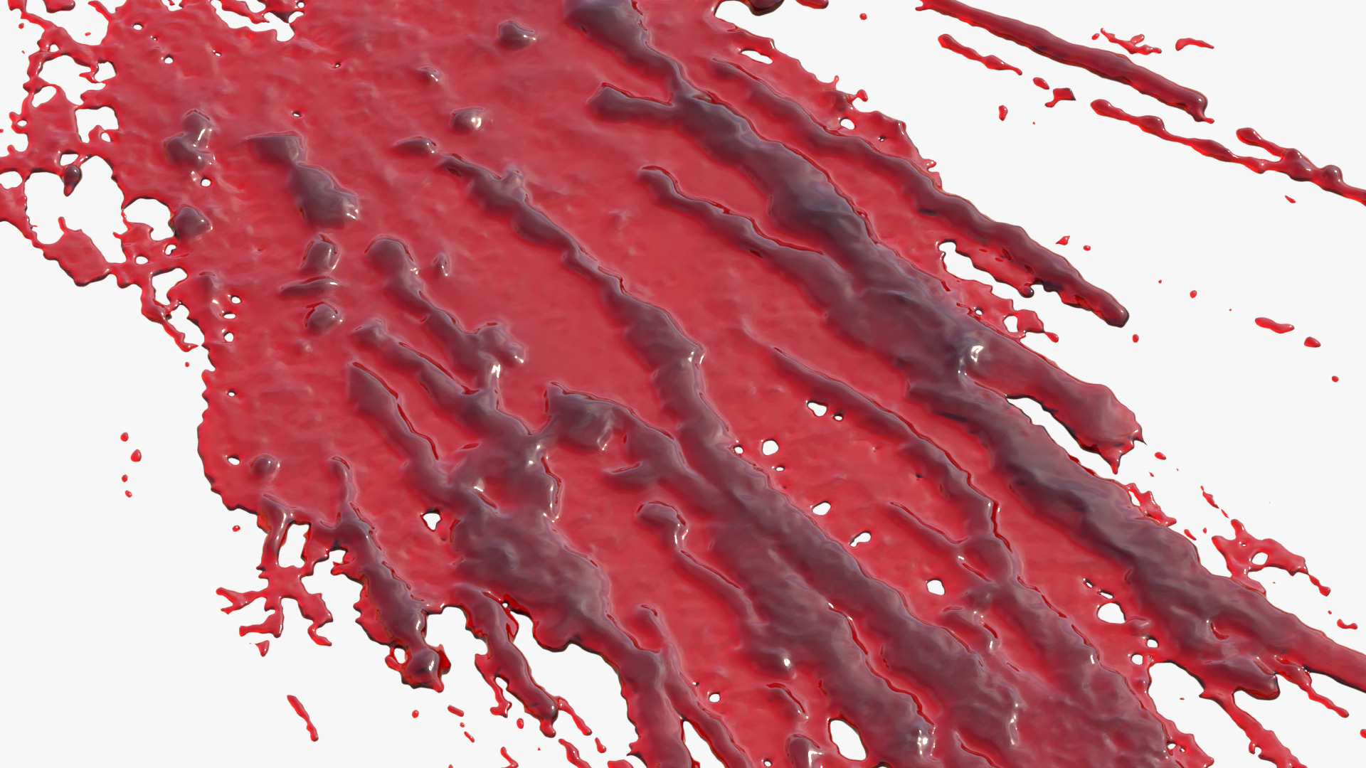 Swirly Blood Splatter vol1 5 3D model_4