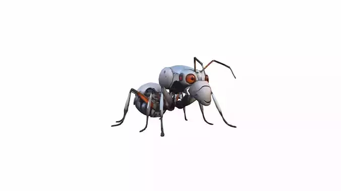 Futuristic Robot Ant With 3d Model