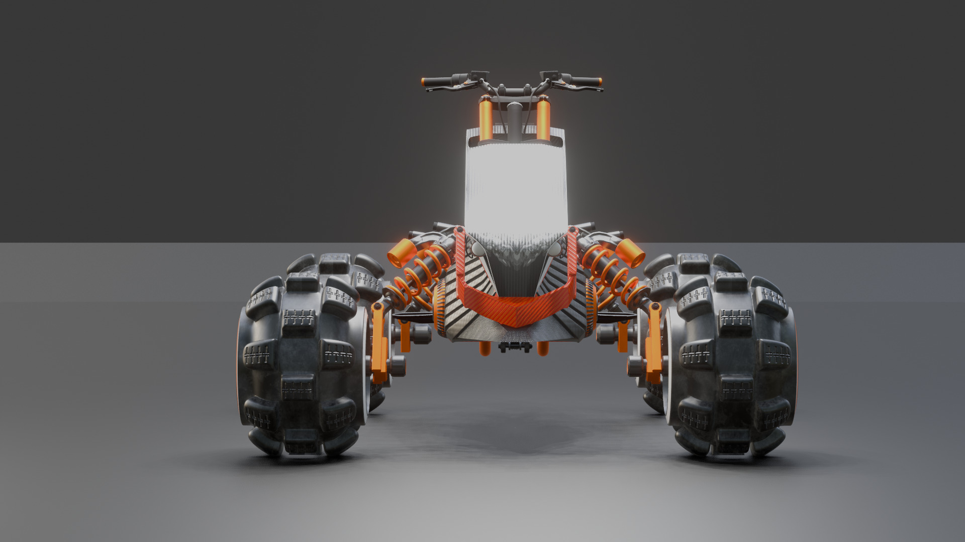 Futuristic Off-Road Quad Bike 3D model_22