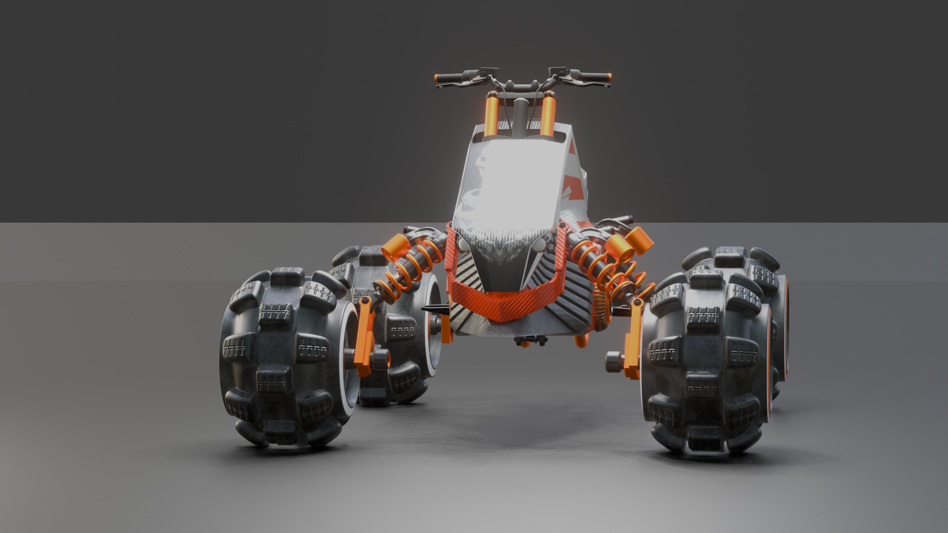Futuristic Off-Road Quad Bike 3D model_27