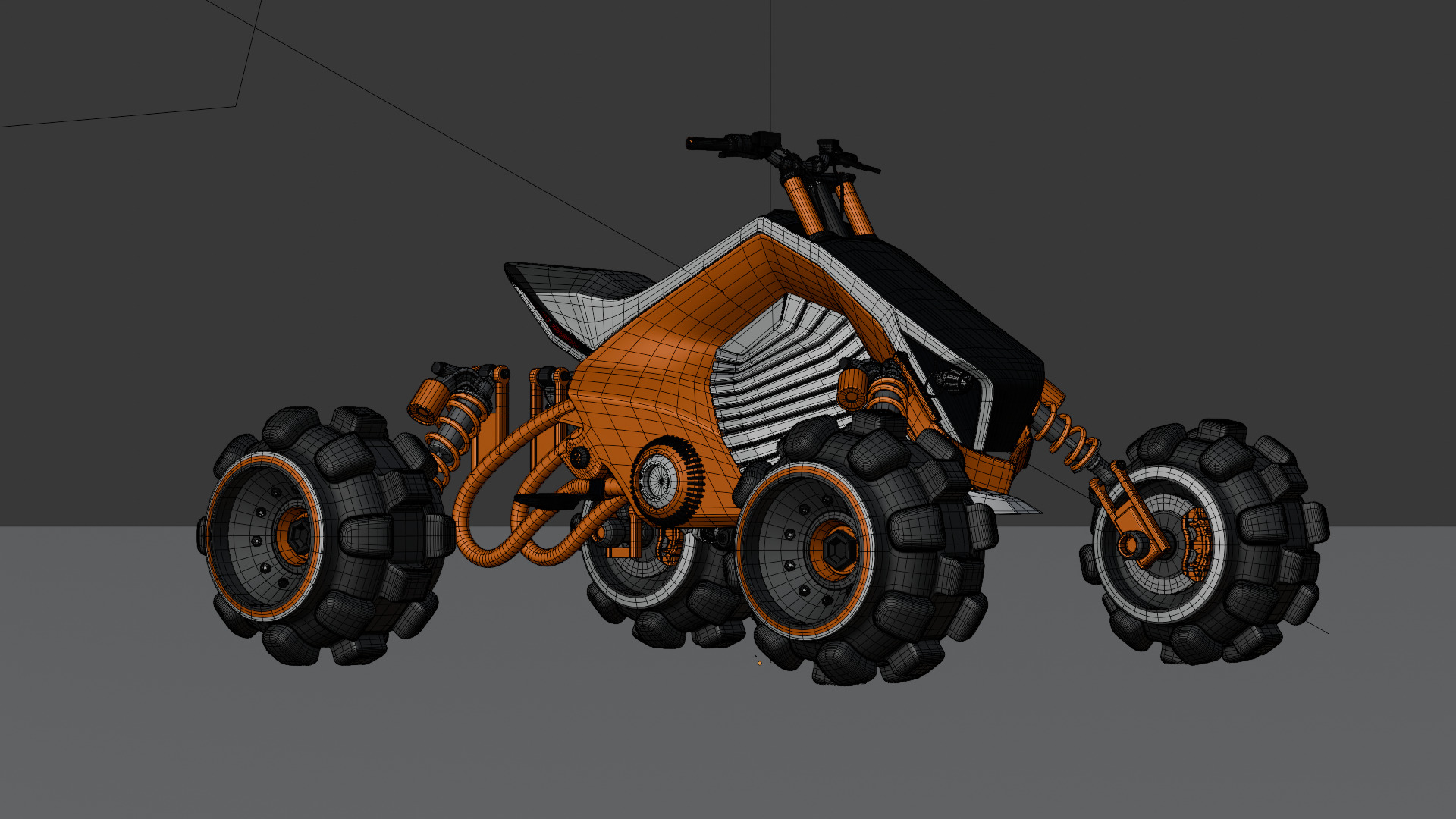 Futuristic Off-Road Quad Bike 3D model_50