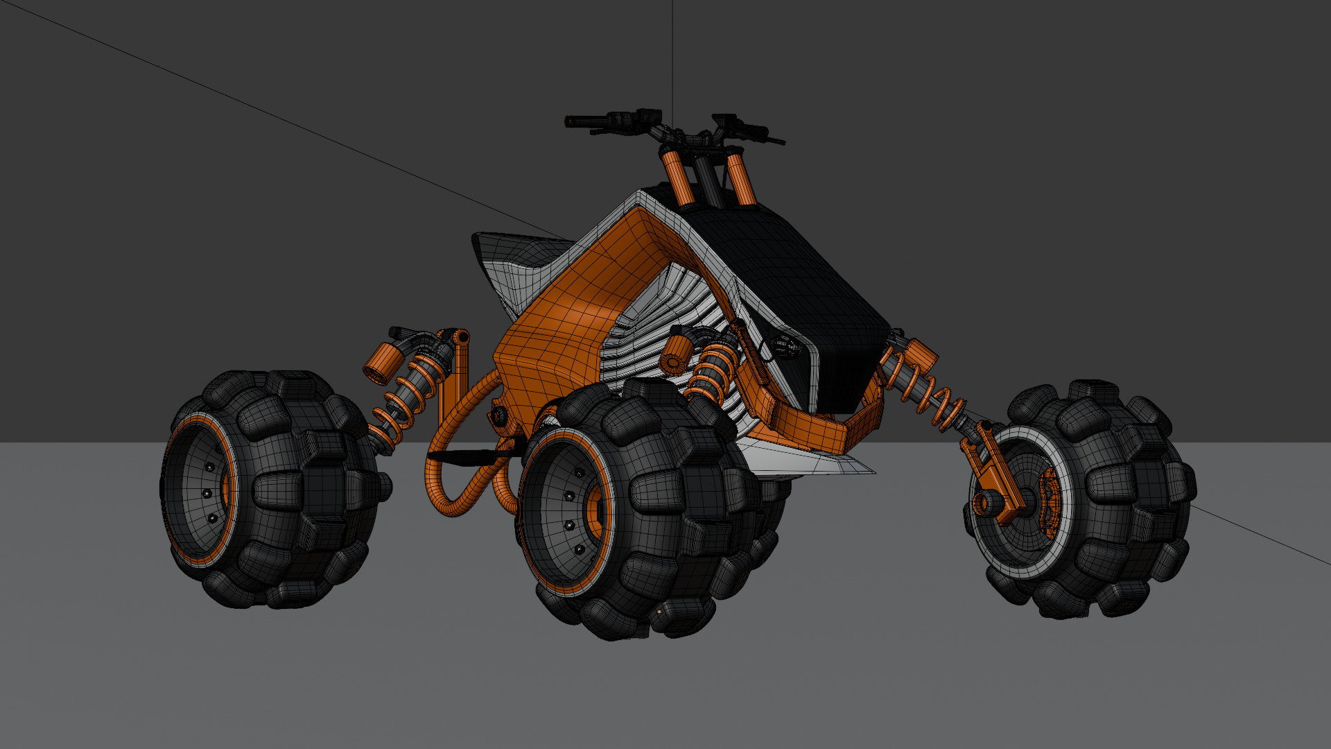 Futuristic Off-Road Quad Bike 3D model_52