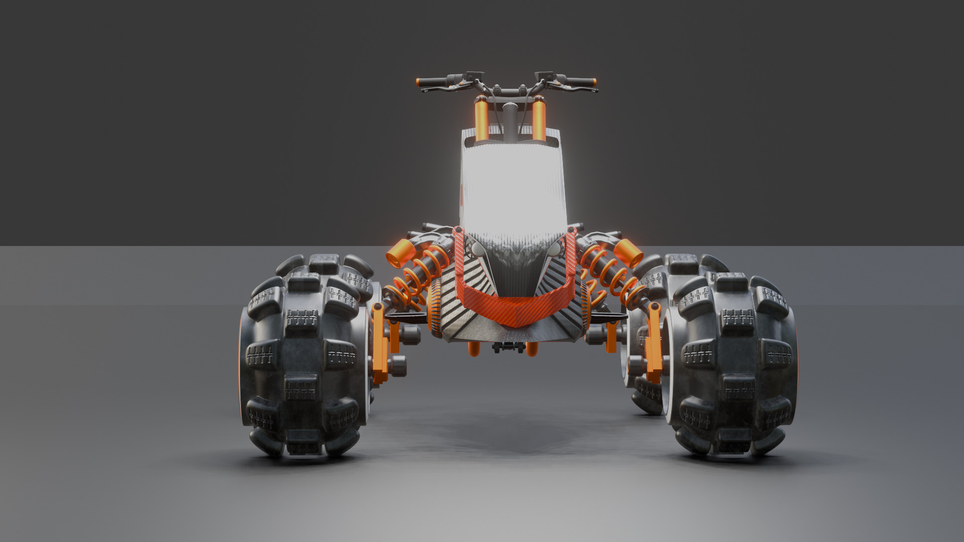Futuristic Off-Road Quad Bike 3D model_26