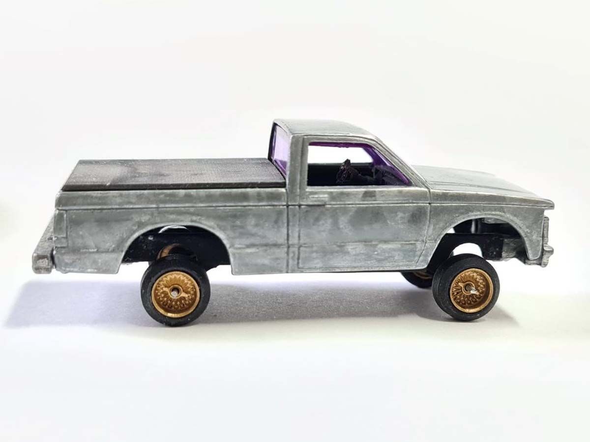 Hot Wheels Chevy S-10 Path Beater lowrider kit 3D print model_10