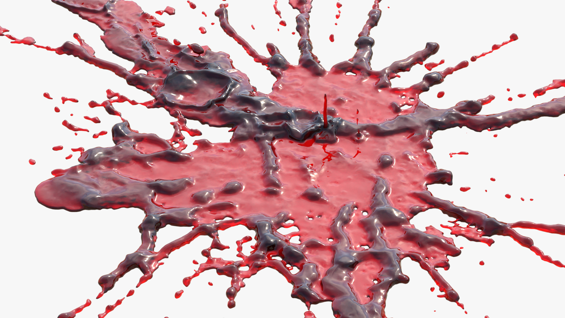 Swirly Blood Splatter vol1 2 3D model_3