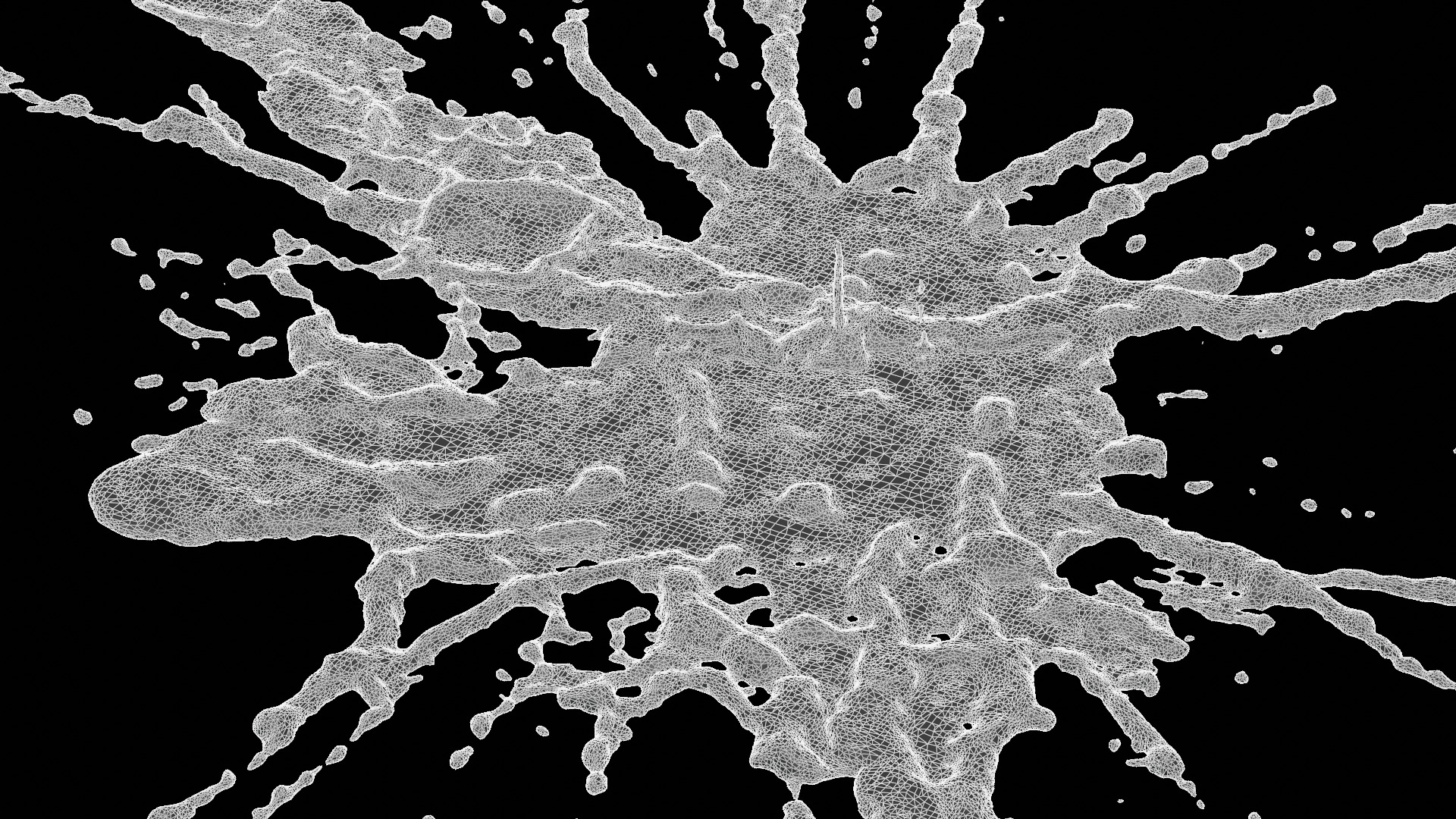 Swirly Blood Splatter vol1 2 3D model_7