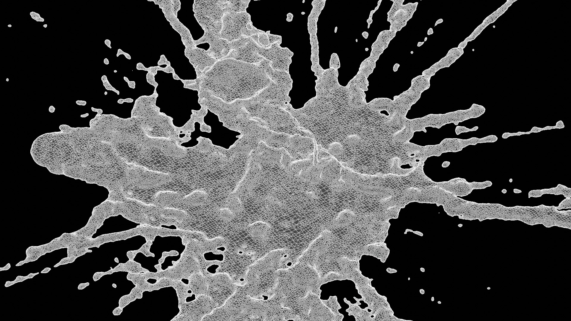 Swirly Blood Splatter vol1 2 3D model_8