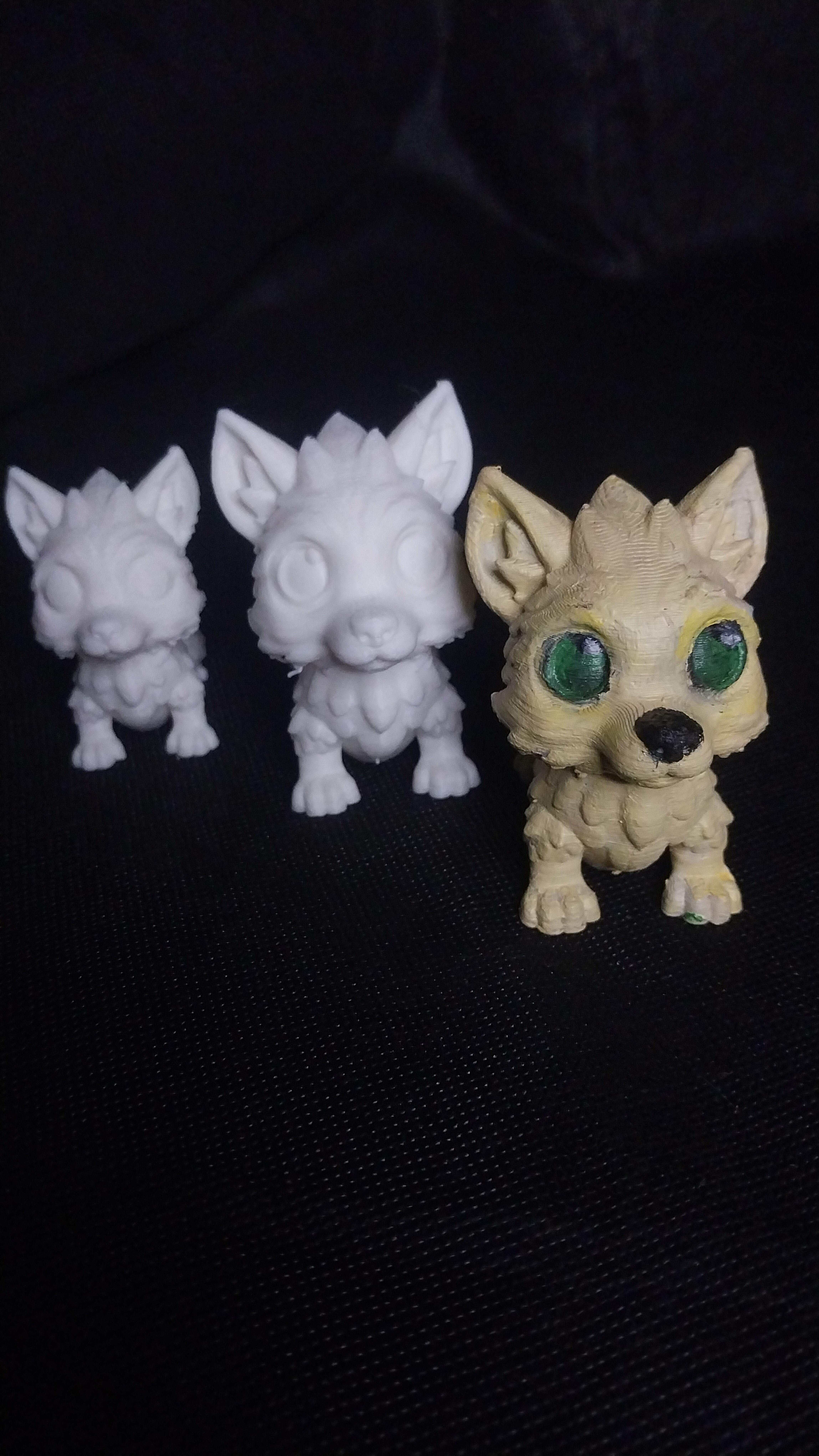 Flexi Articulated Wolf Toy 3D print model_6