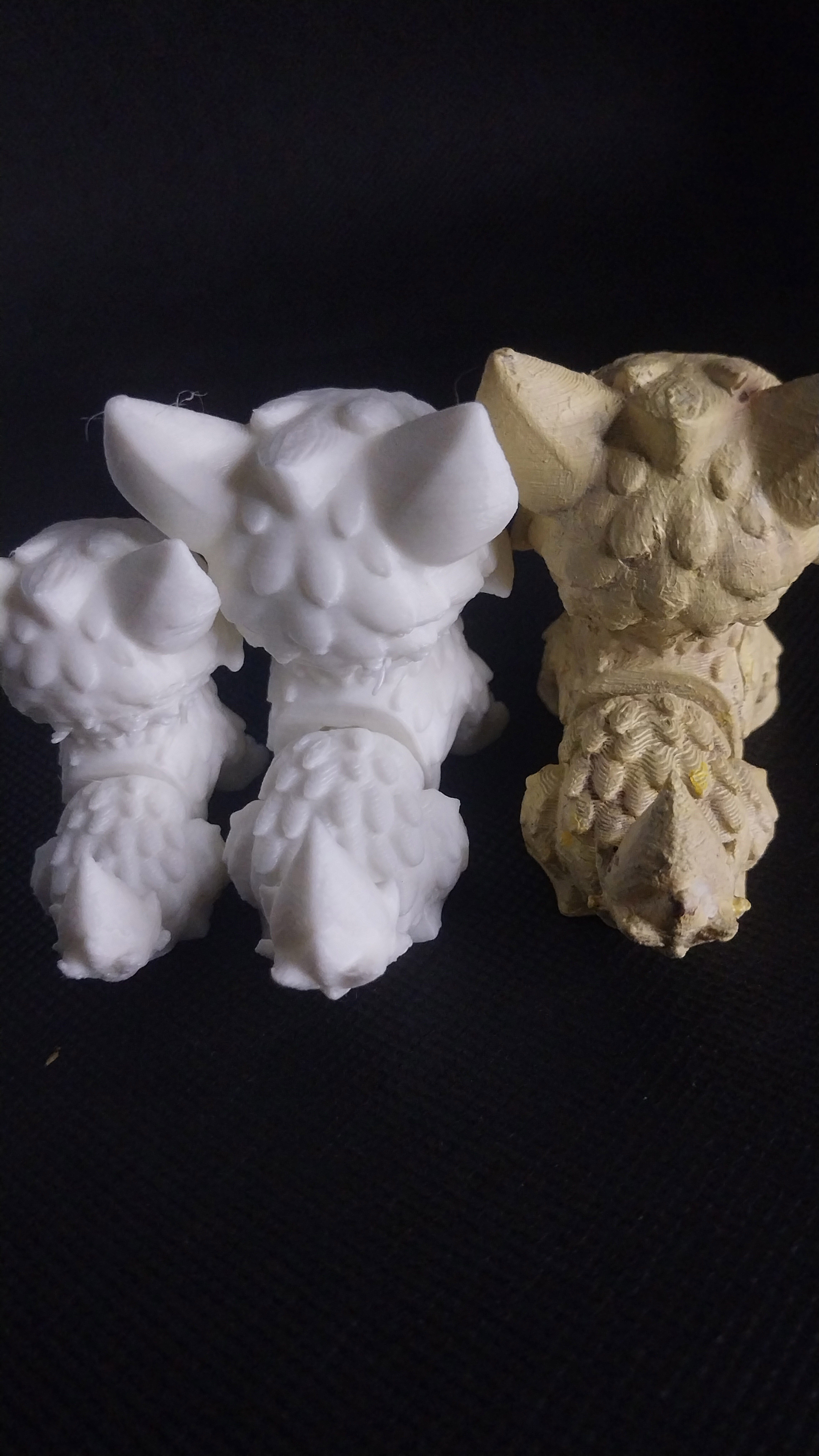 Flexi Articulated Wolf Toy 3D print model_9