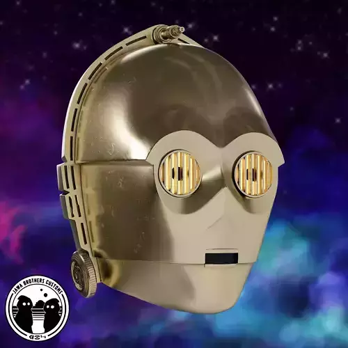 C3PO Helmet STL