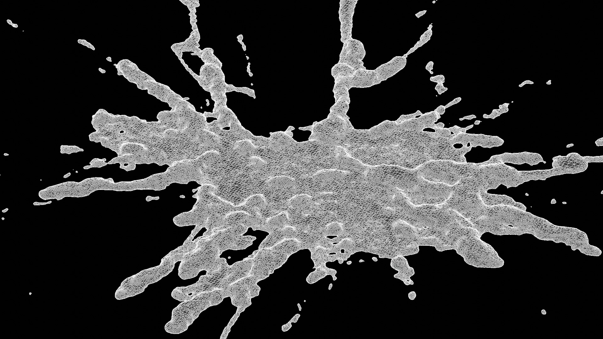 Swirly Blood Splatter vol1 1 3D model_8