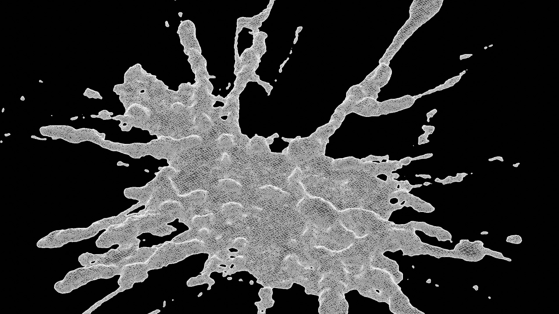 Swirly Blood Splatter vol1 1 3D model_9