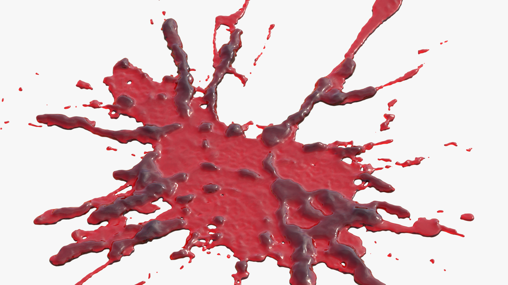 Swirly Blood Splatter vol1 1 3D model_4