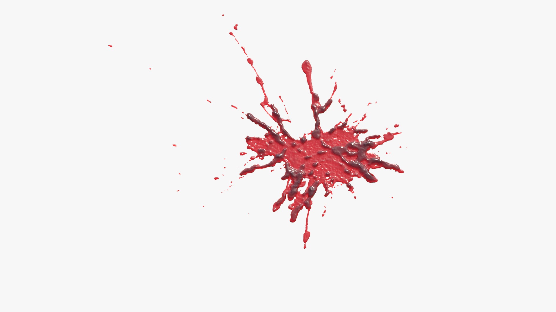 Swirly Blood Splatter vol1 1 3D model_2