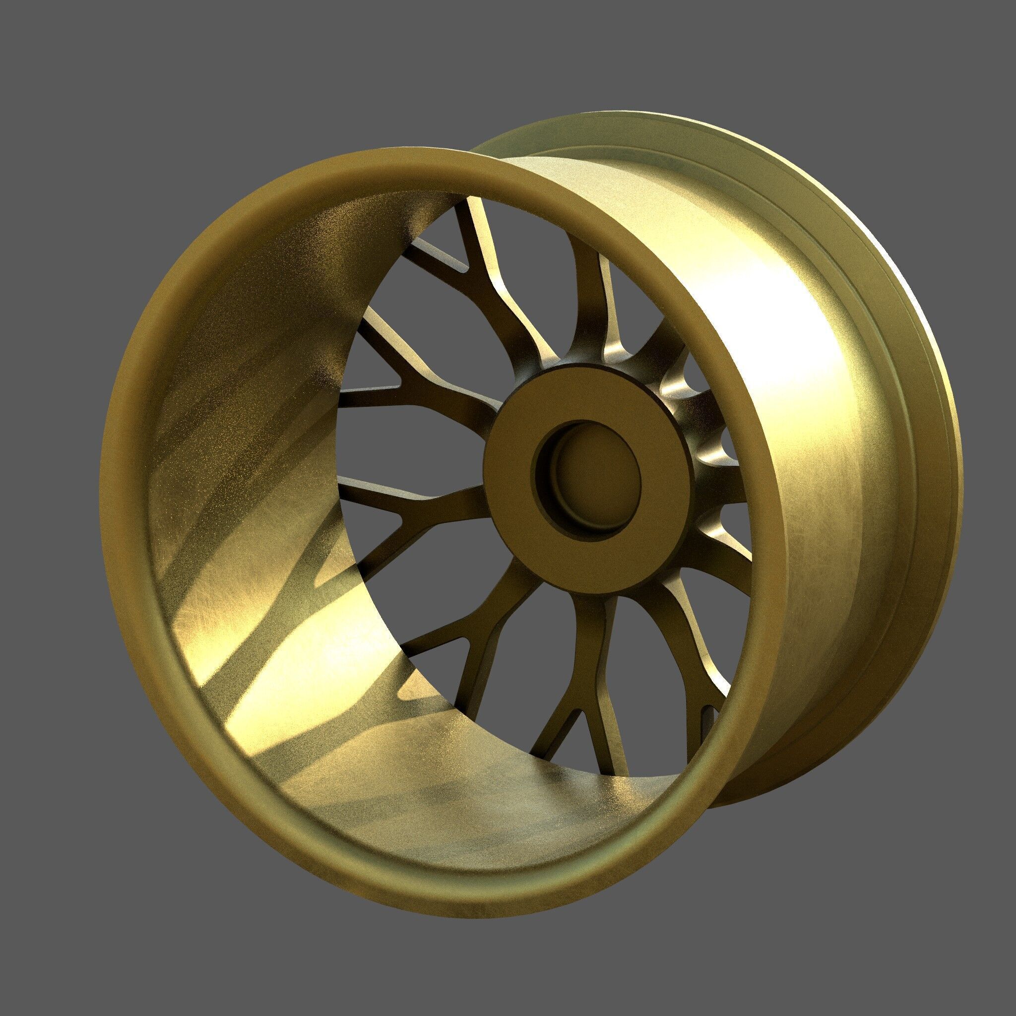 High-Performance Multi Spoke Alloy Wheel 3D model_9
