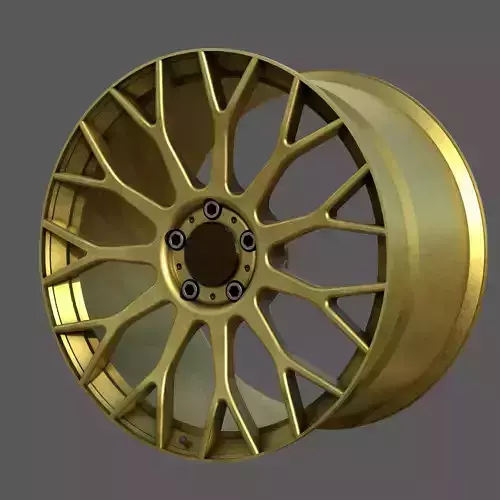 High-Performance Multi Spoke Alloy Wheel 3D model