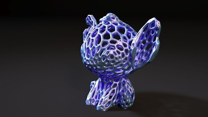 Stitch Voronoi 3D print model