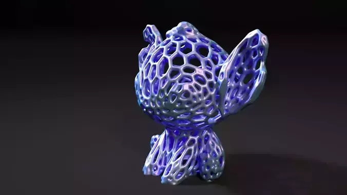 Stitch Voronoi 3D print model